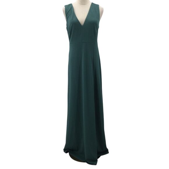 BIRDY GREY L green sea glass Shamin bridesmaid formal party maxi dress NWT B126 - Picture 2 of 11